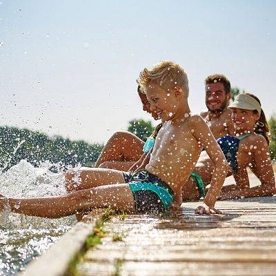 Ferien direkt am  Sarbsk See