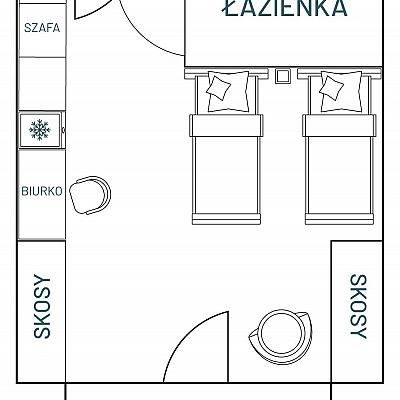 Zimmer für 2 Personen mit Blick auf den See
