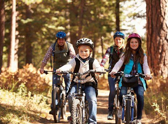 Radwege für Familien mit Kindern