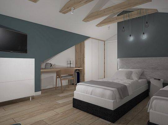 Zimmer für 2 Personen mit Balkon